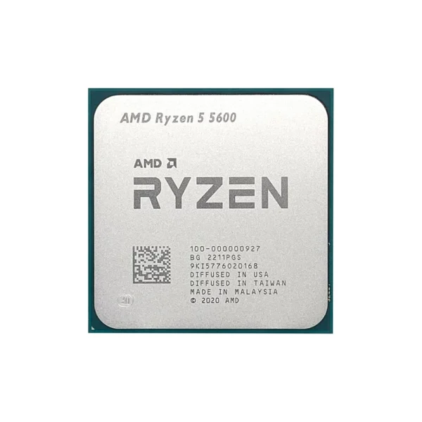 PROCESSADOR AMD RYZEN 5 5600, 6-CORE, 12-THREADS, 3.5GHz (4.4GHz TURBO), CACHE 35MB, AM4 - Imagem 2